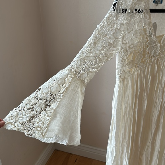 Cream Boho Dress - Picture 3 of 9